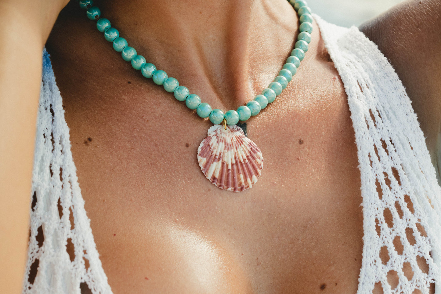 Collar azul