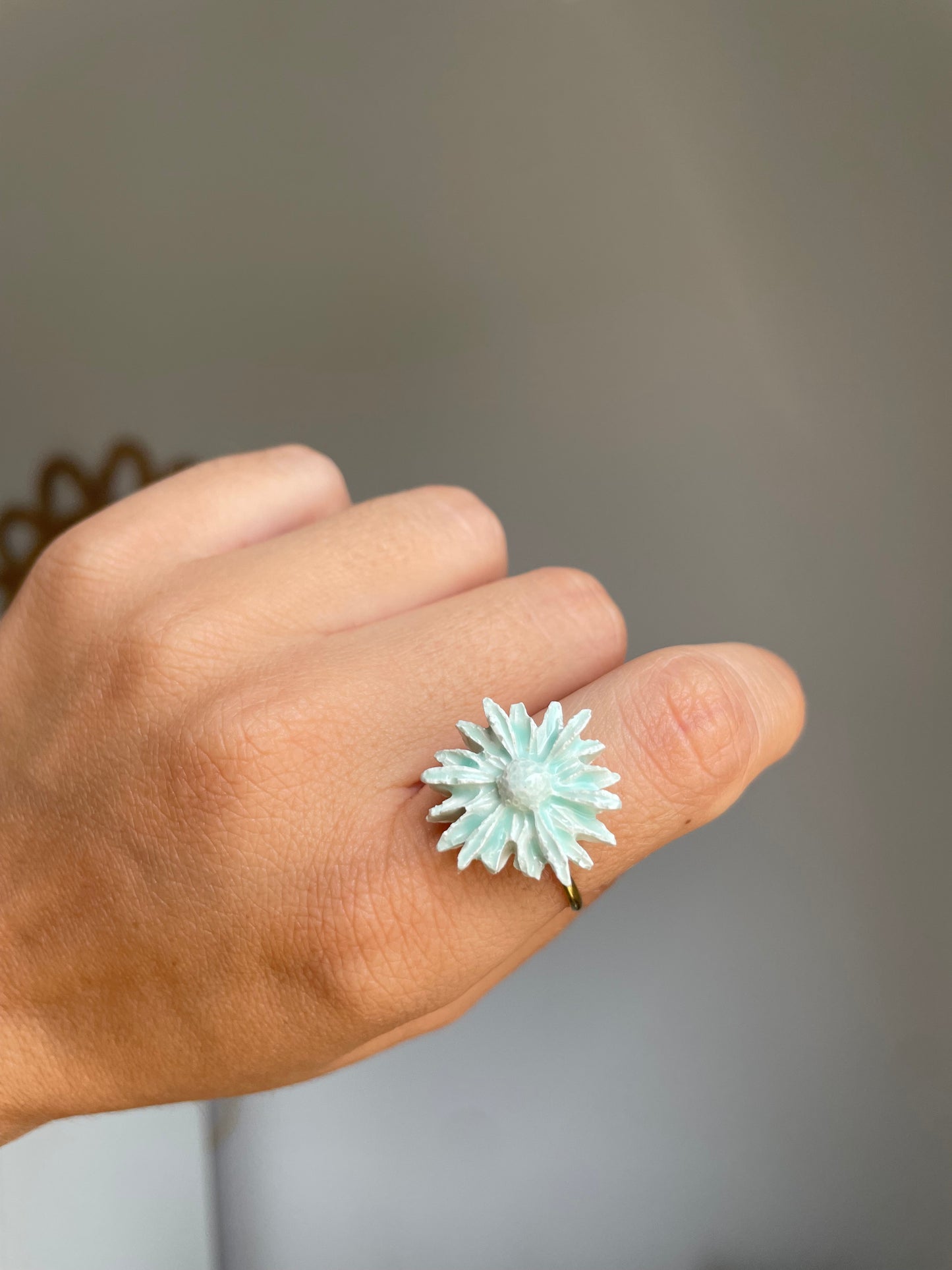 Modelo flor relieve