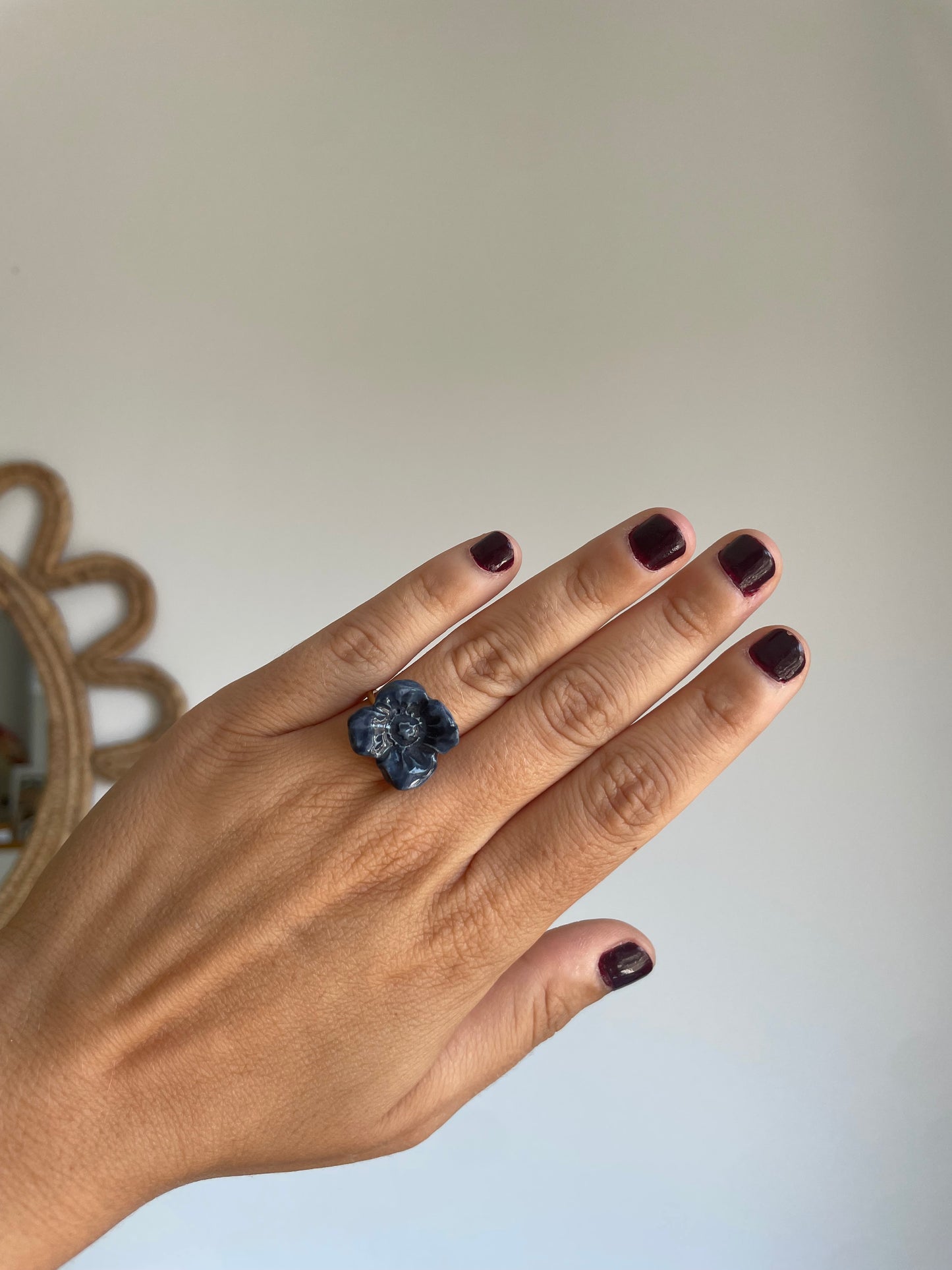 Anillo Flor 4 puntas