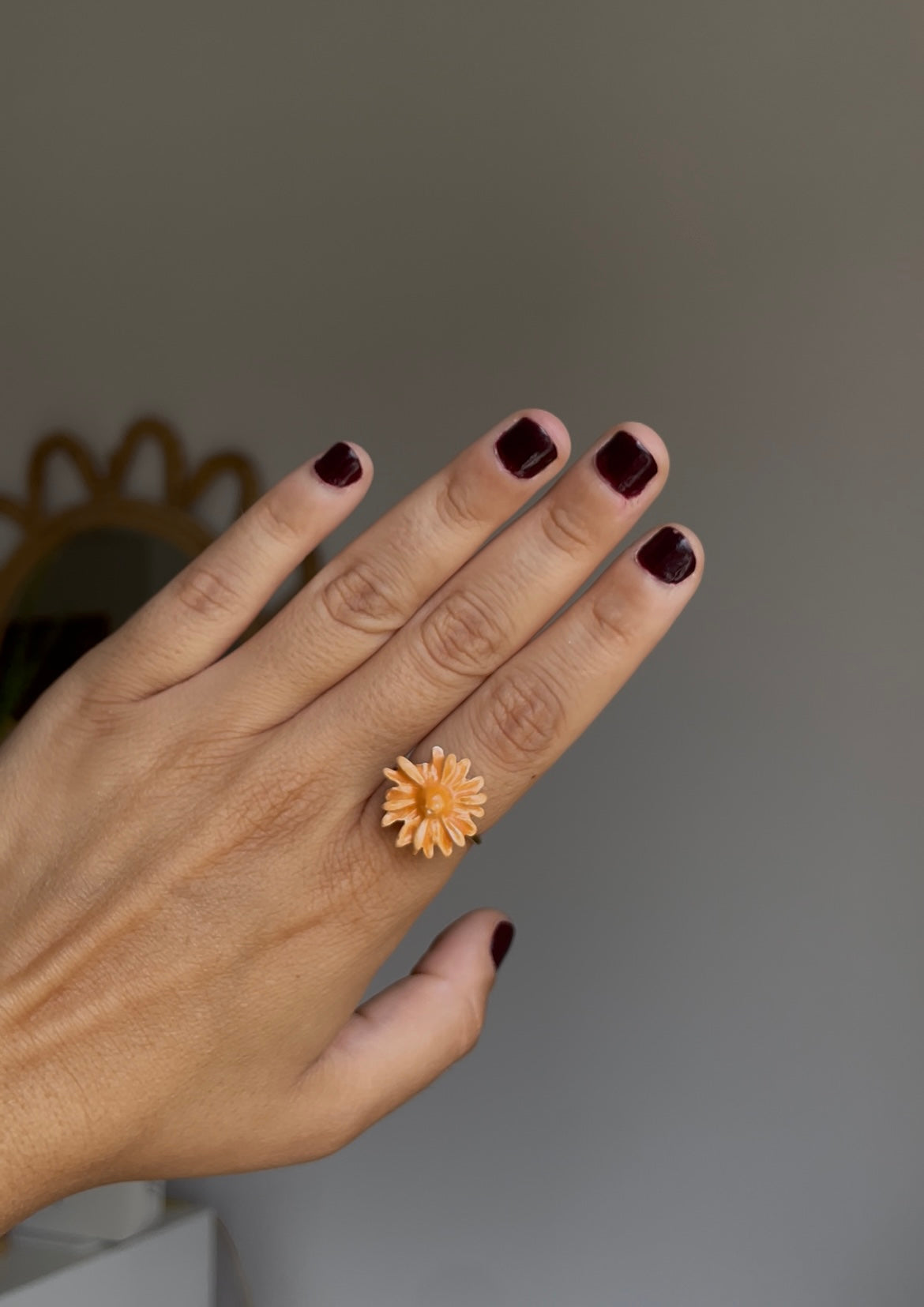 Modelo flor relieve