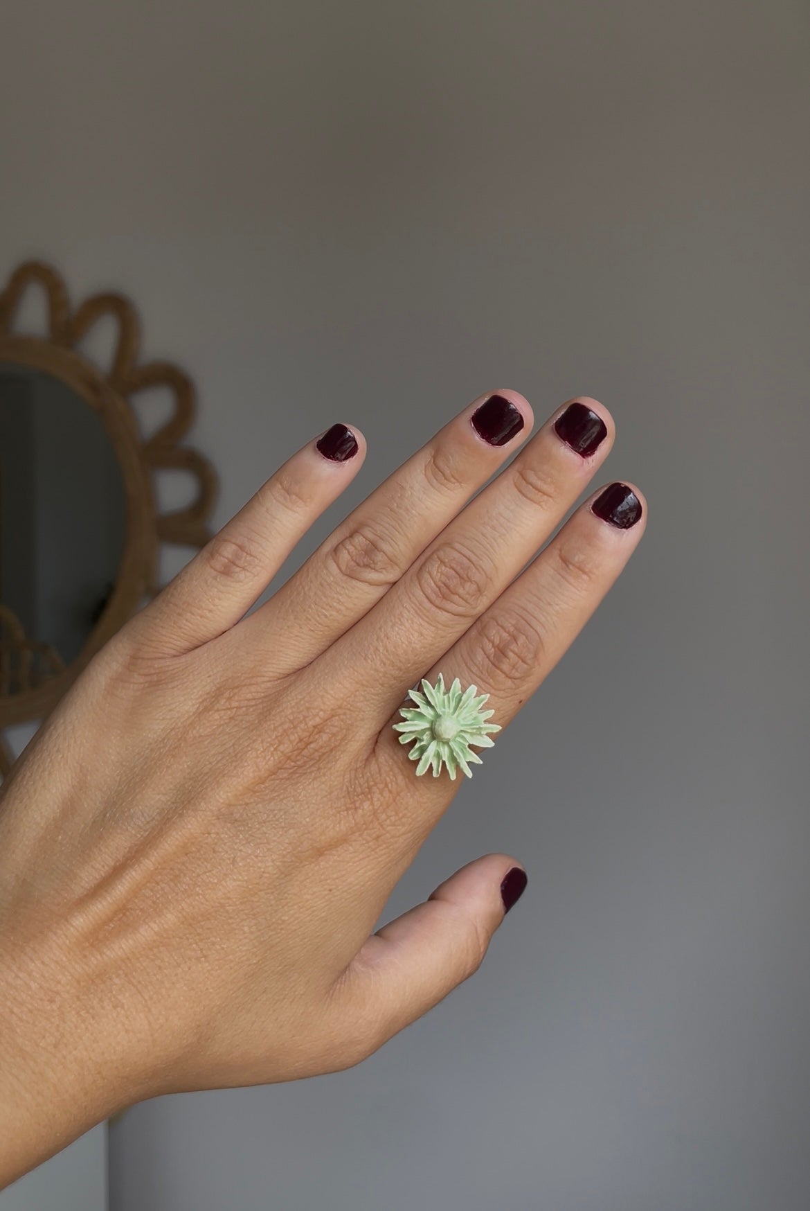 Modelo flor relieve