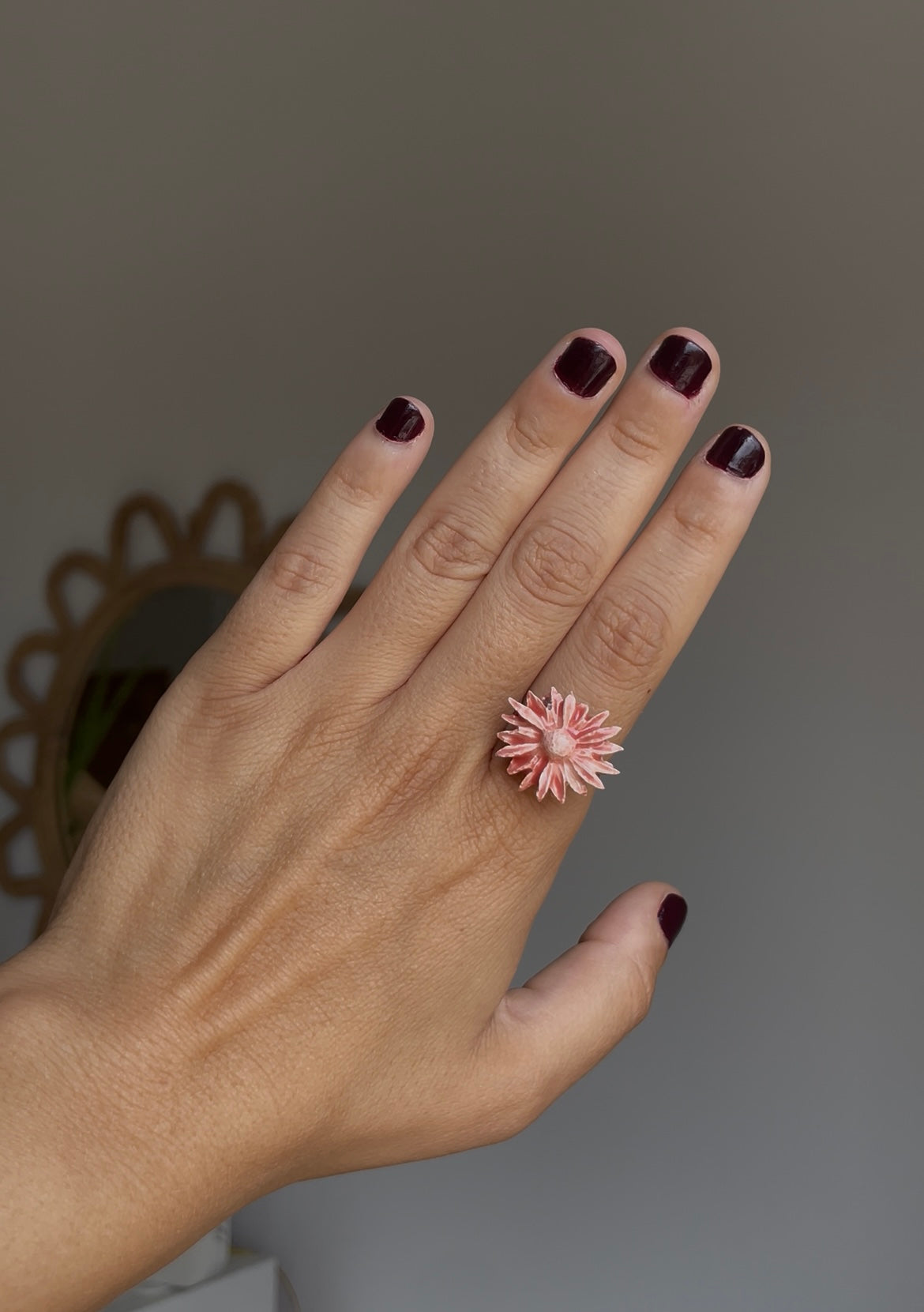 Modelo flor relieve