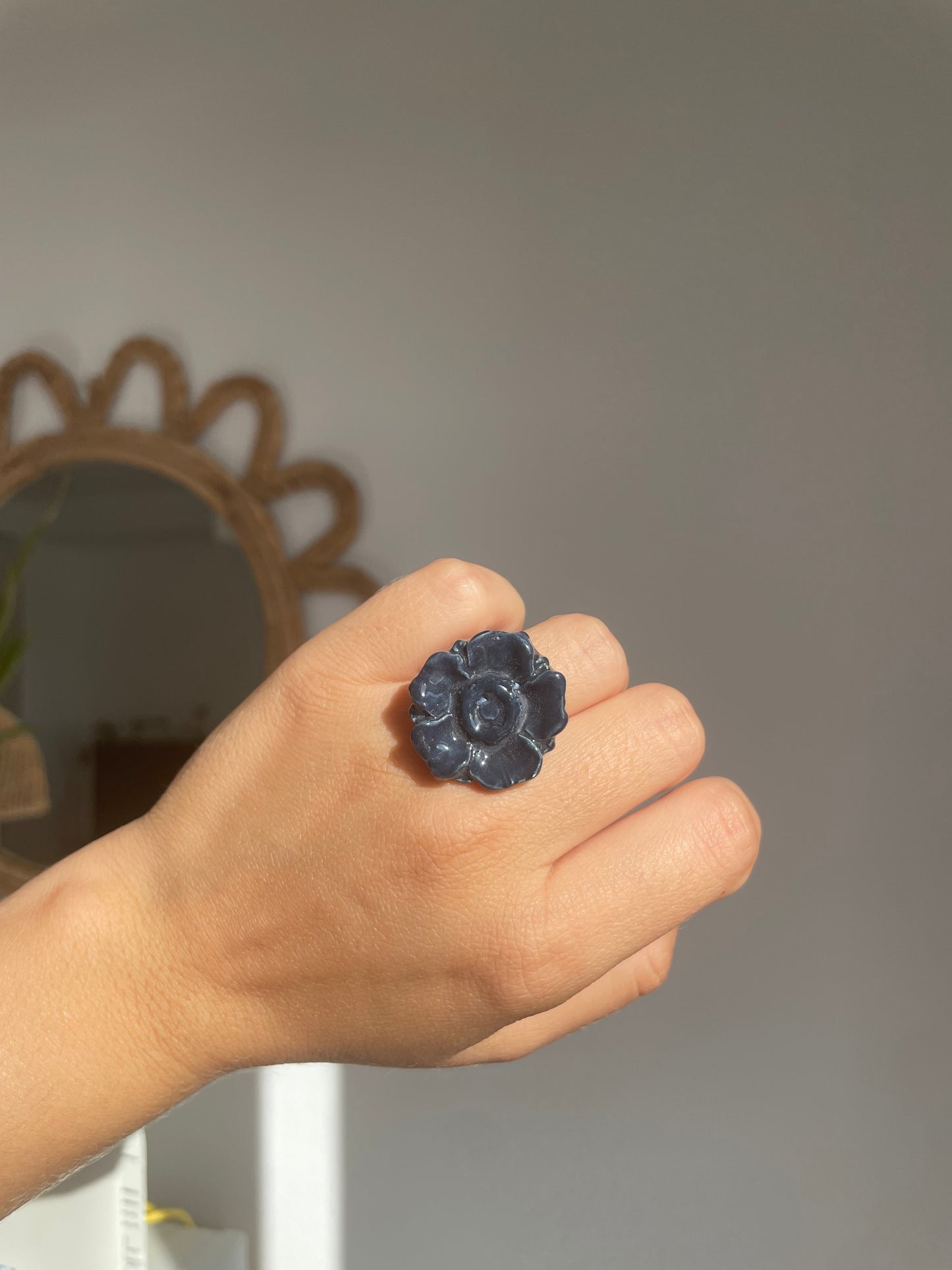 Anillo Flor redonda