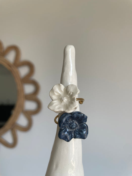 Anillo Flor 4 puntas