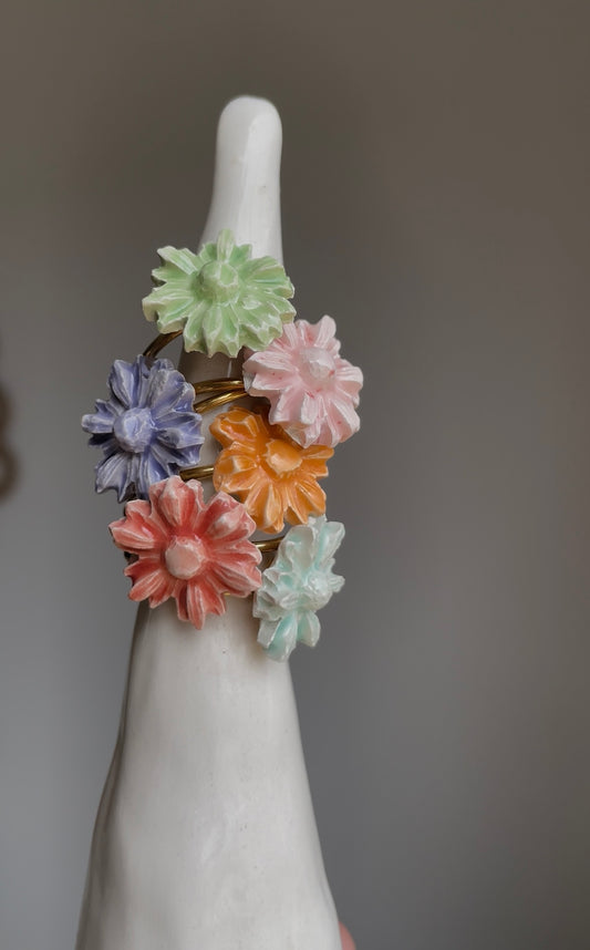 Modelo flor relieve